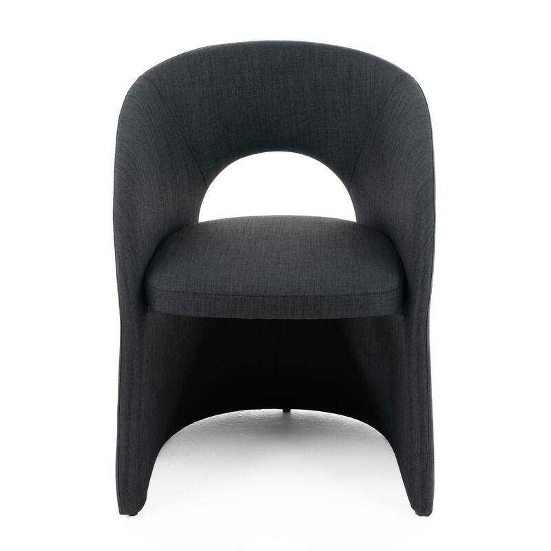 Modrest Brea Modern Charcoal Fabric Dining Chair