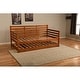 preview thumbnail 14 of 13, Solid Wood Daybed Frame with Twin Pop-Up Trundle Bed
