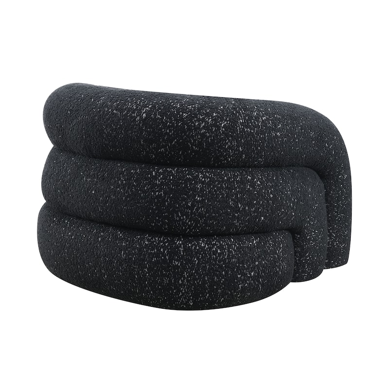 Furniture of America Korix Modern 37-inch Boucle Swivel Accent Chair