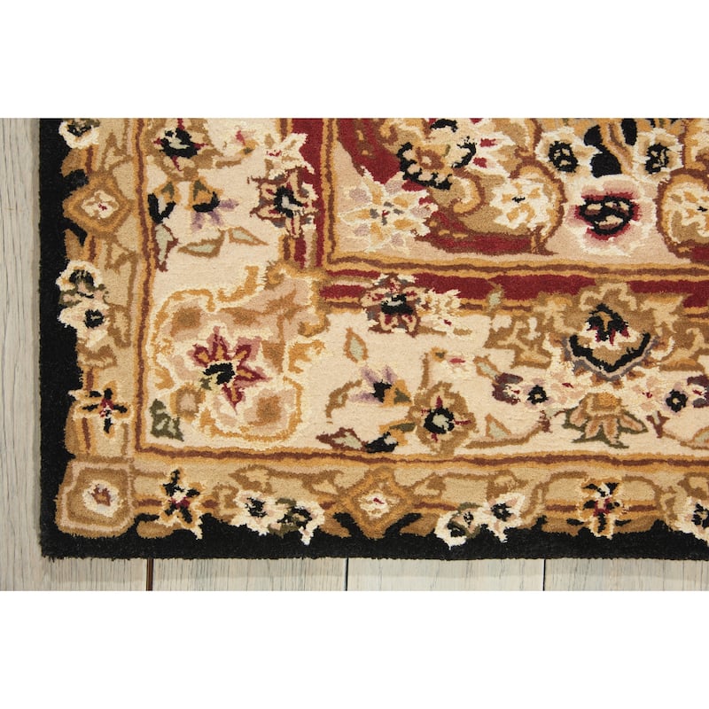 Nourison Hand-tufted Traditional Persian Wool Silk Area Rug
