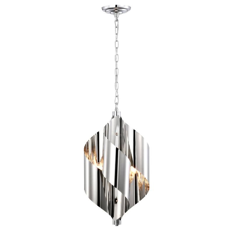 Ruzha 12 Inch Crome Polish Pendant 4 Light