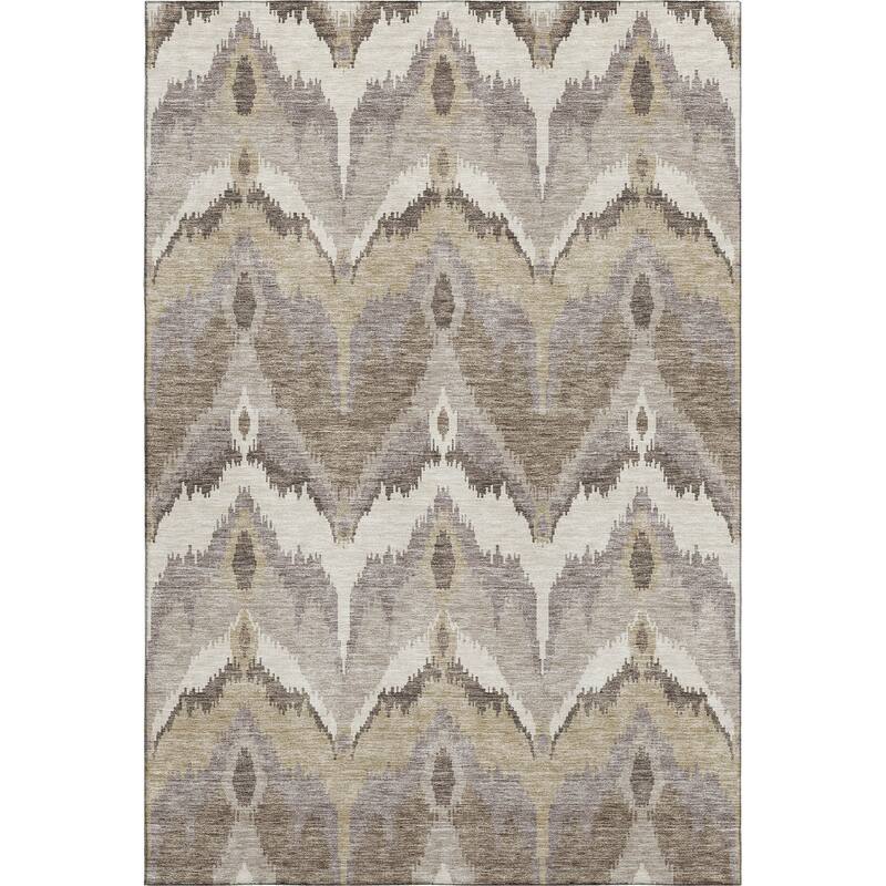 Premium Washable Super Soft Modern Ikat Mayfield Rug