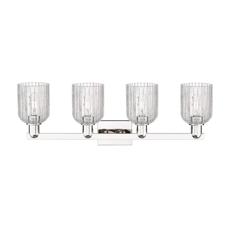 Innovations Lighting Downtown Urban - Bridal Veil - 4 Light 32" Bath Vanity Light