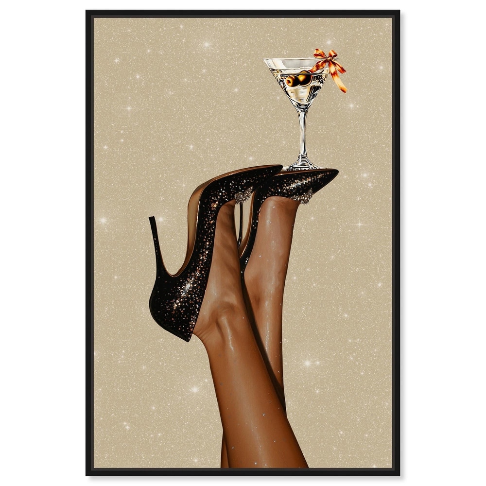 Martini on Display Canvas by Art Remedy