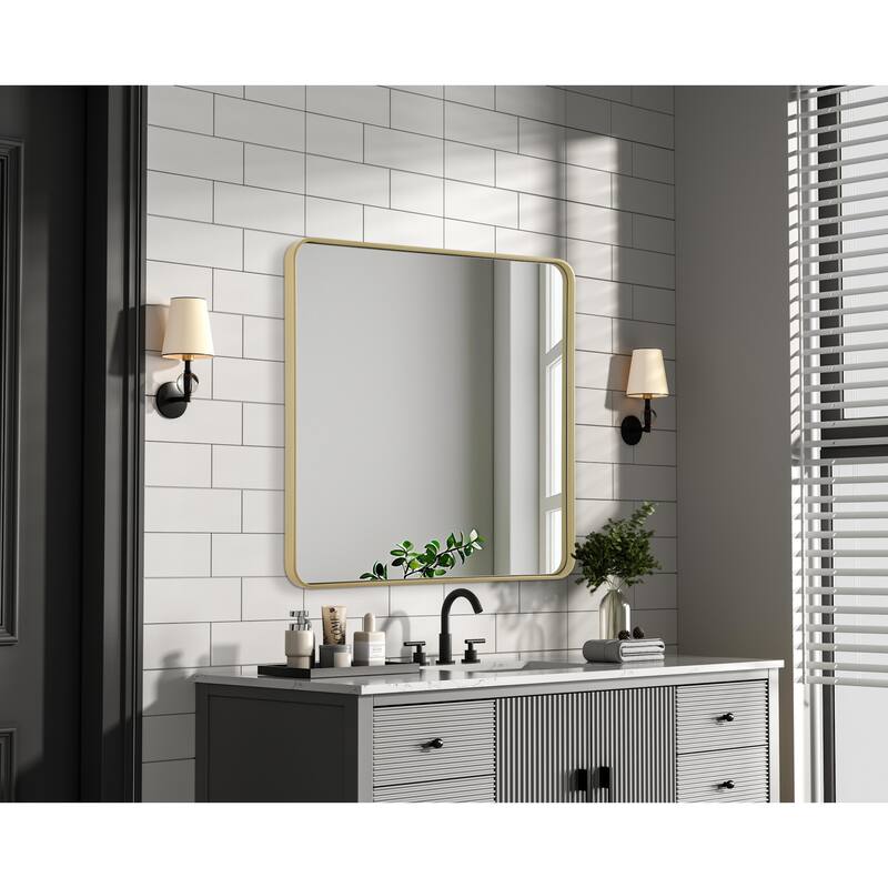 Elegant Lighting MR8A3636 Remy 36" Rectangular Flat Medium Density