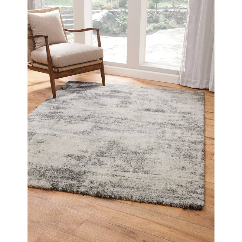 Granada Lina Grey/ Ivory Area Rug - 2' x 6' Runner - Grey Multi