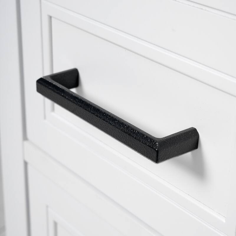 Anmytek 36 Inch Modern Bathroom Vanity with Ceramic Sink Soft Closing Door Adjustable Shelf and 3 Drawers