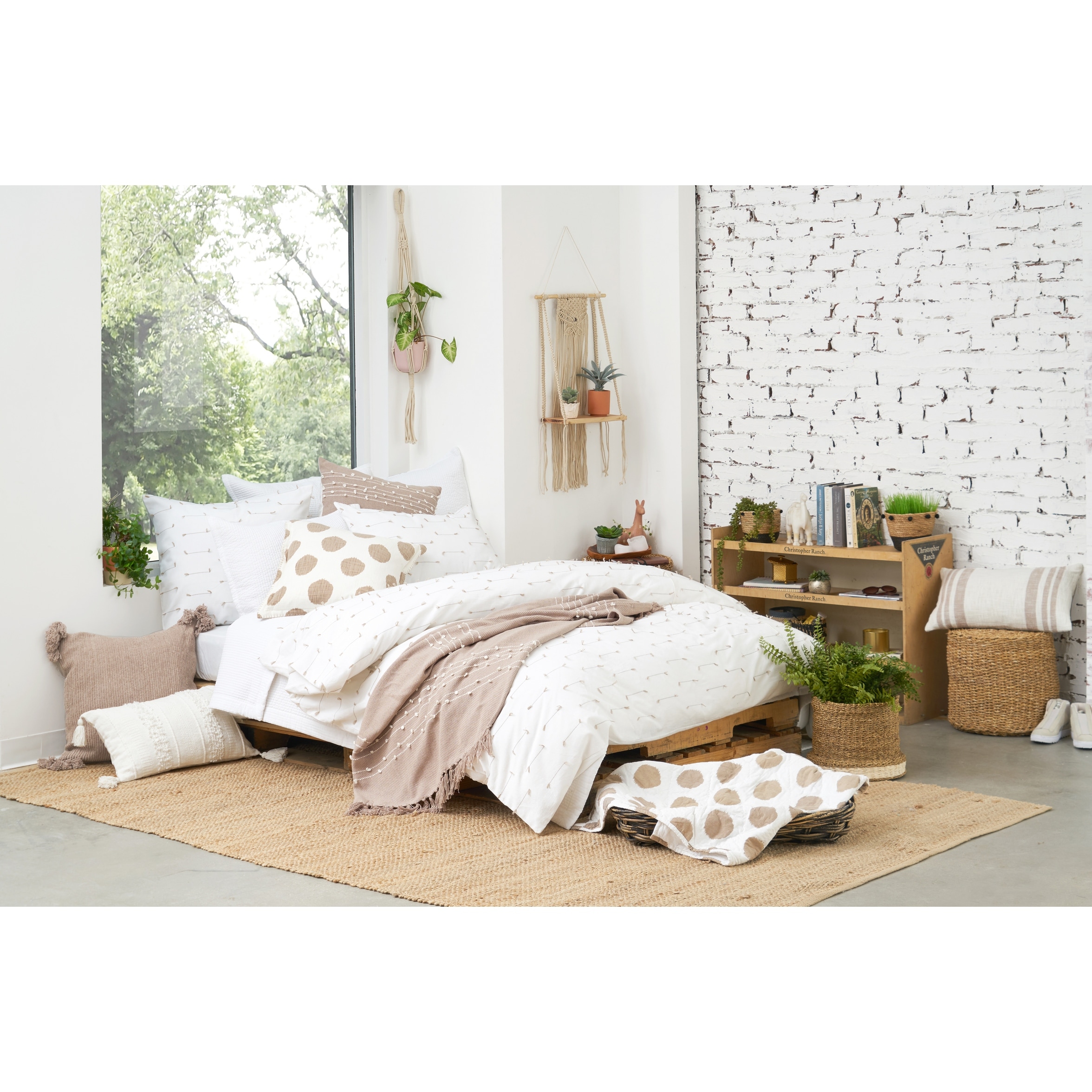 Mel Dune Cotton Euro Sham 26" x 26"