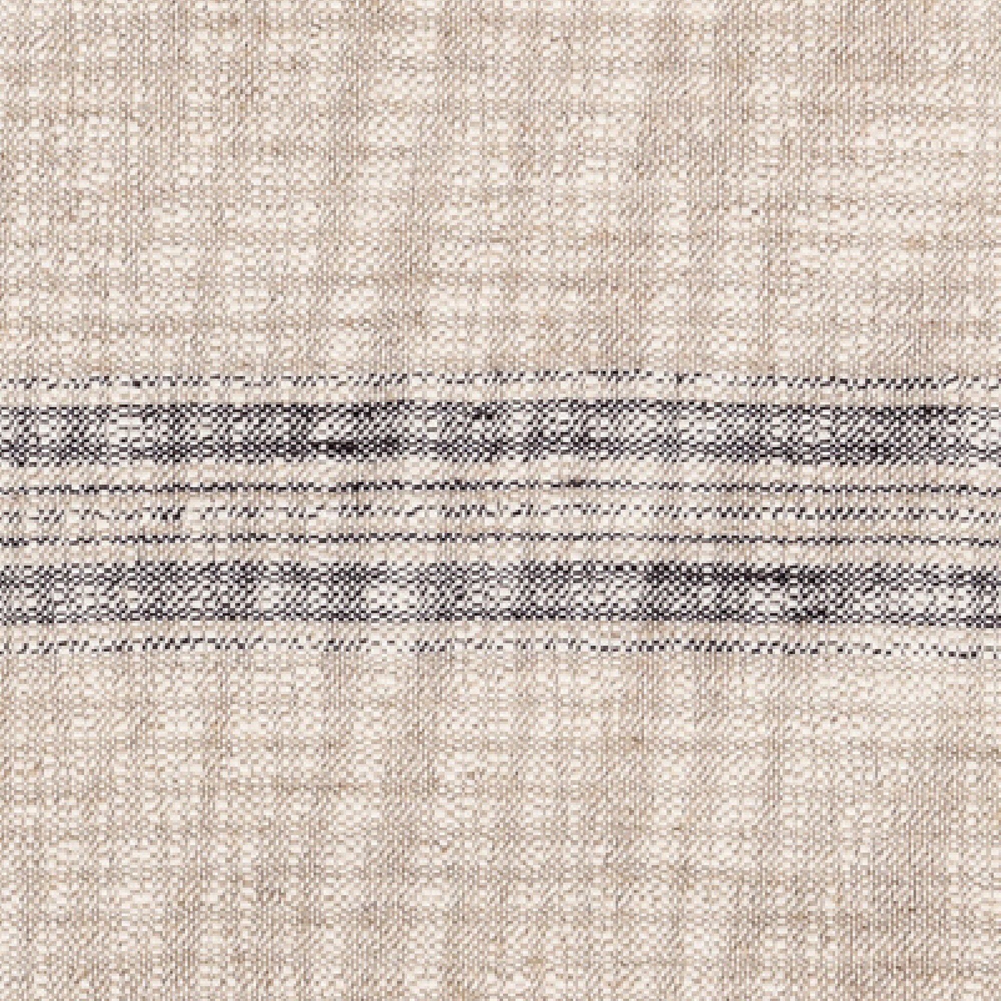 Uno 50 Inch Throw Blanket Soft Cotton Linen Woven Stripes