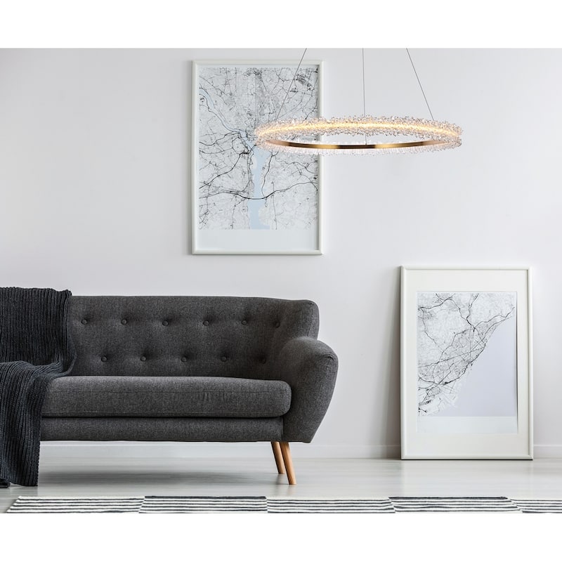 Layla LED 34-Inch Pendant - N/A