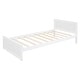 preview thumbnail 11 of 12, Multifunctional Design Loft Bed with Ladder, Wardrobe, Desk and Bookshelves, Full size, White