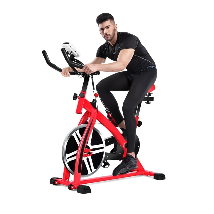 Red stationary bike clearance