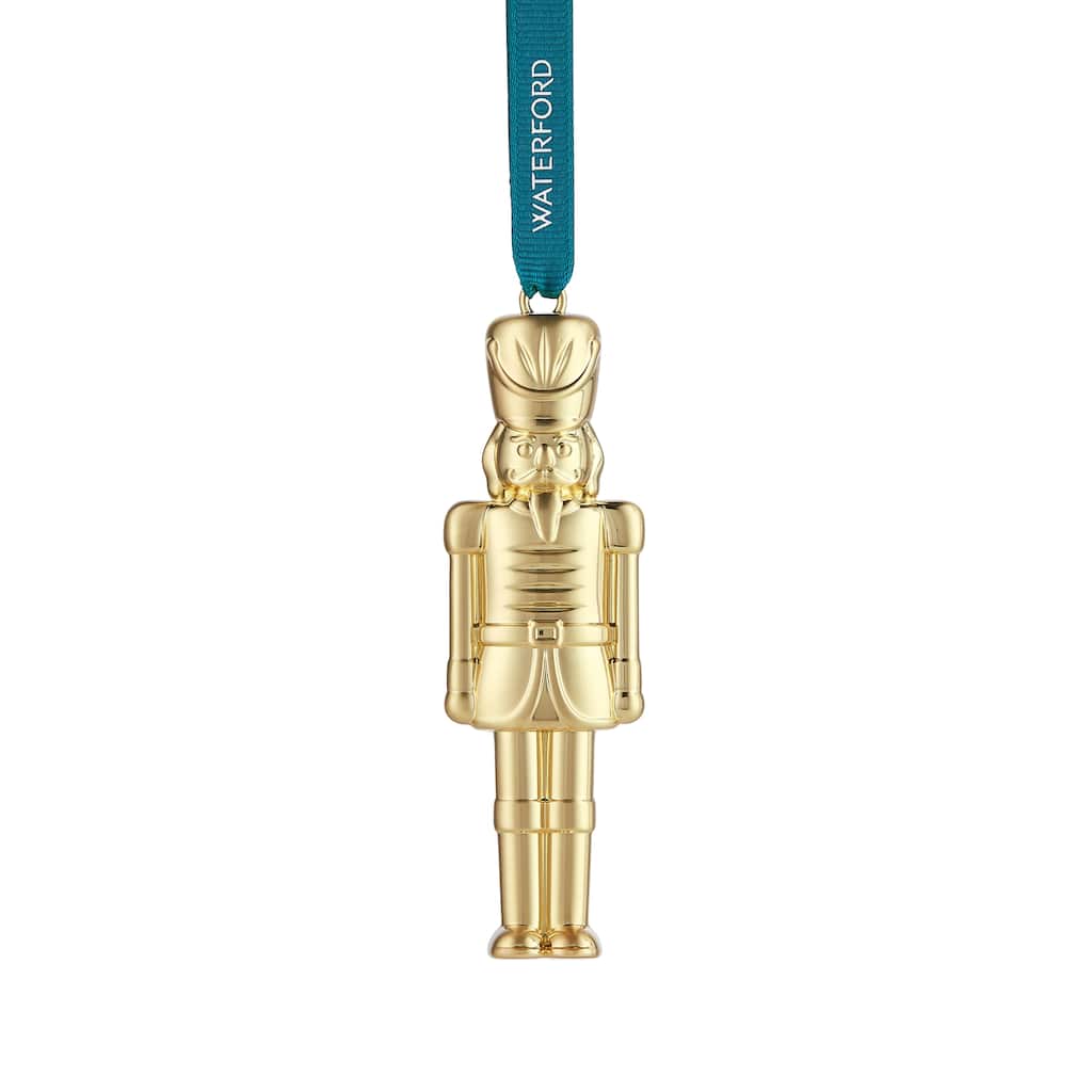 Waterford Christmas Nutcracker Golden Ornament