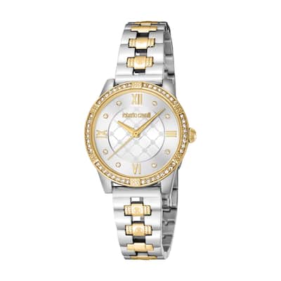 Roberto Cavalli Women RC5L032M0085 Quartz Watch - Two-Tone