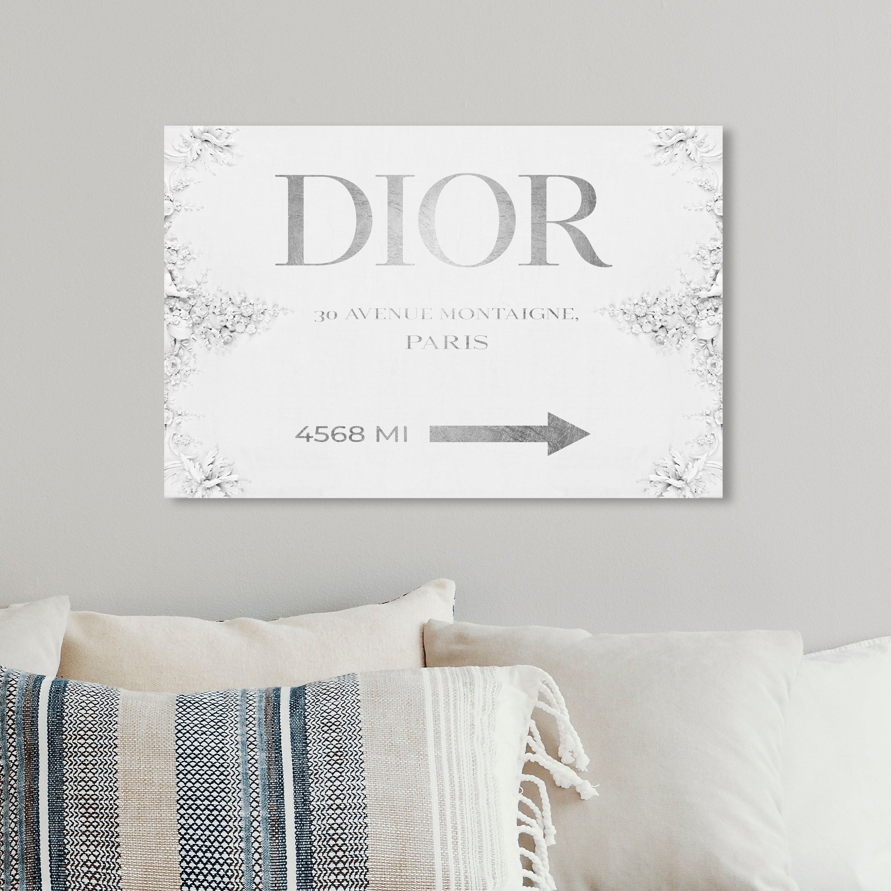 Oliver Gal 137x91cm ShadowBox額入り COUTURE ROAD SIGN - www 