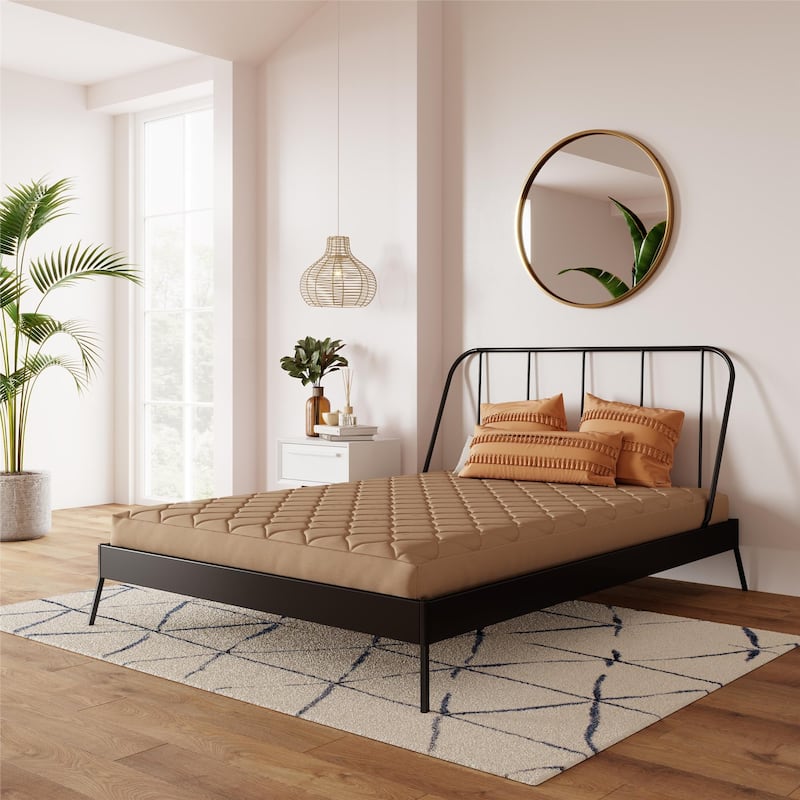DHP Dana 6 Inch Quilted Mattress with Removable Cover and Thermobonded Polyester Fill