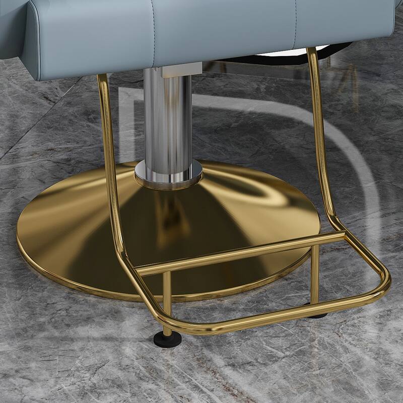 Roomfitters Professional Hydraulic Salon Chair with 360° Swivel, Heavy Duty Barber Stylist Chair with Gold Base