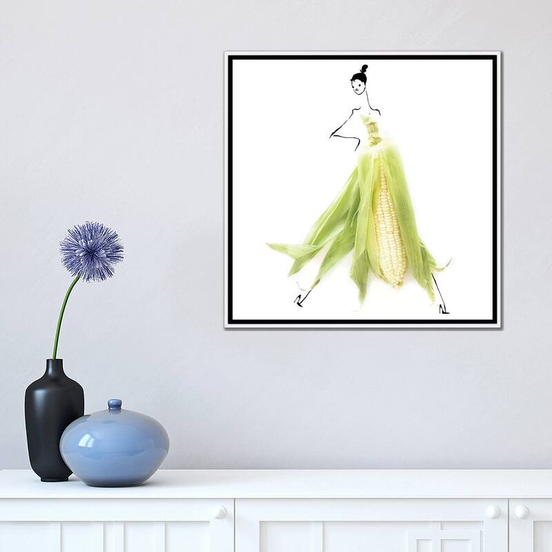 iCanvas "Corn" by Gretchen Roehrs Framed Canvas Print