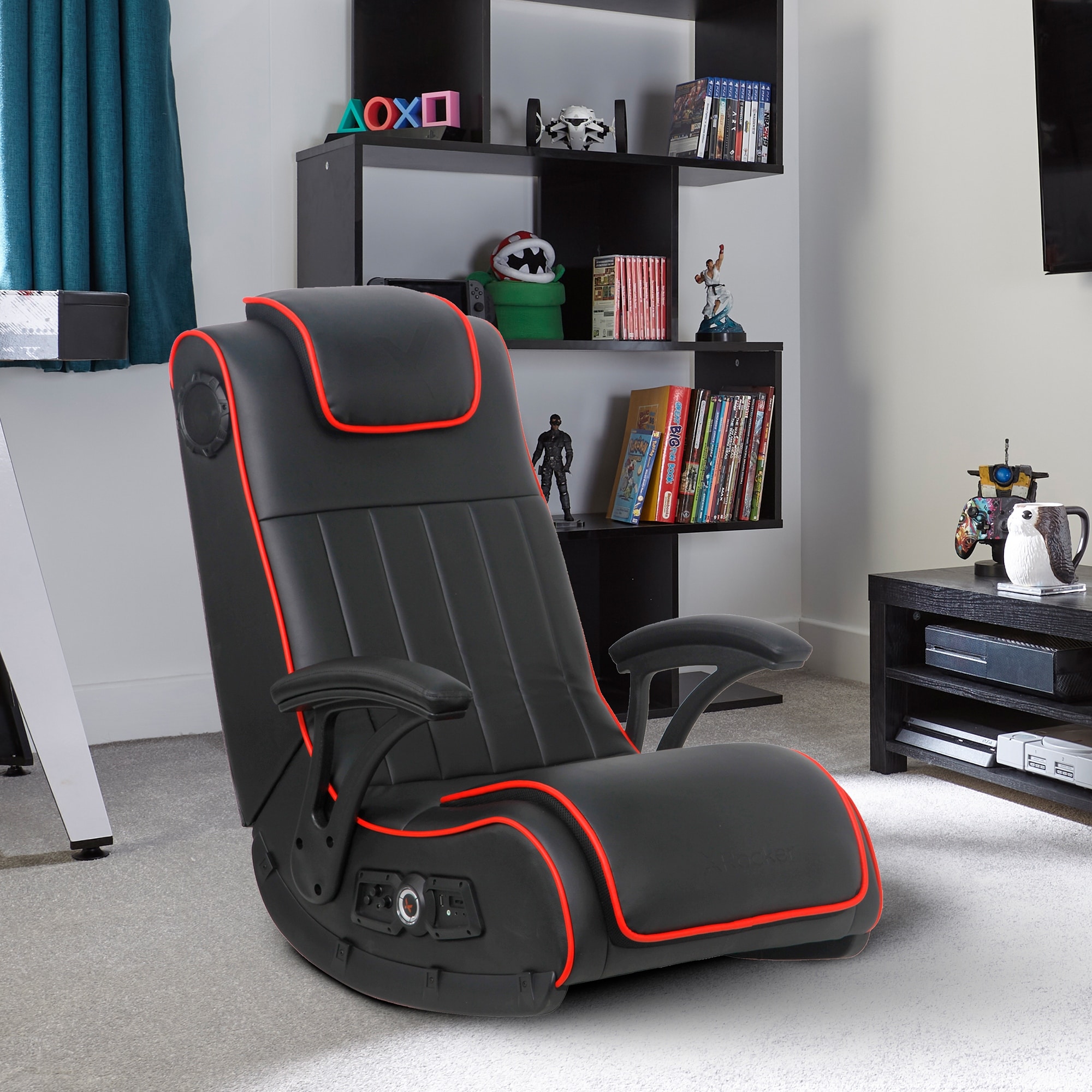 X rocker pro series wireless gaming chair hot sale rocker black