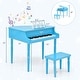 preview thumbnail 4 of 8, Toddler Toy 30-Key Classic Baby Grand Piano Wood w/ Bench Music Rack