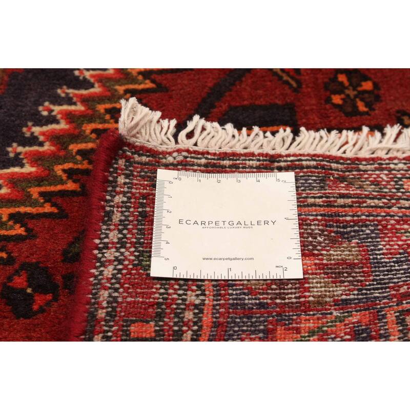 ECARPETGALLERY Hand-knotted Andelz Red Wool Rug - 3'11 x 6'7