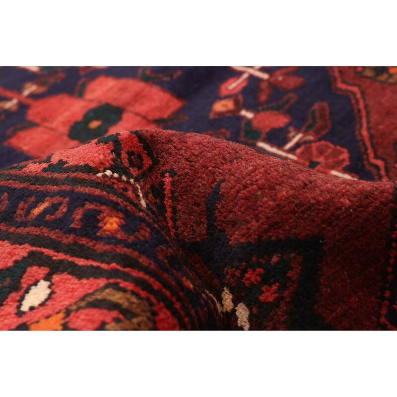 ECARPETGALLERY Hand-knotted Anadol Red Wool Rug - 3'6 x 9'4
