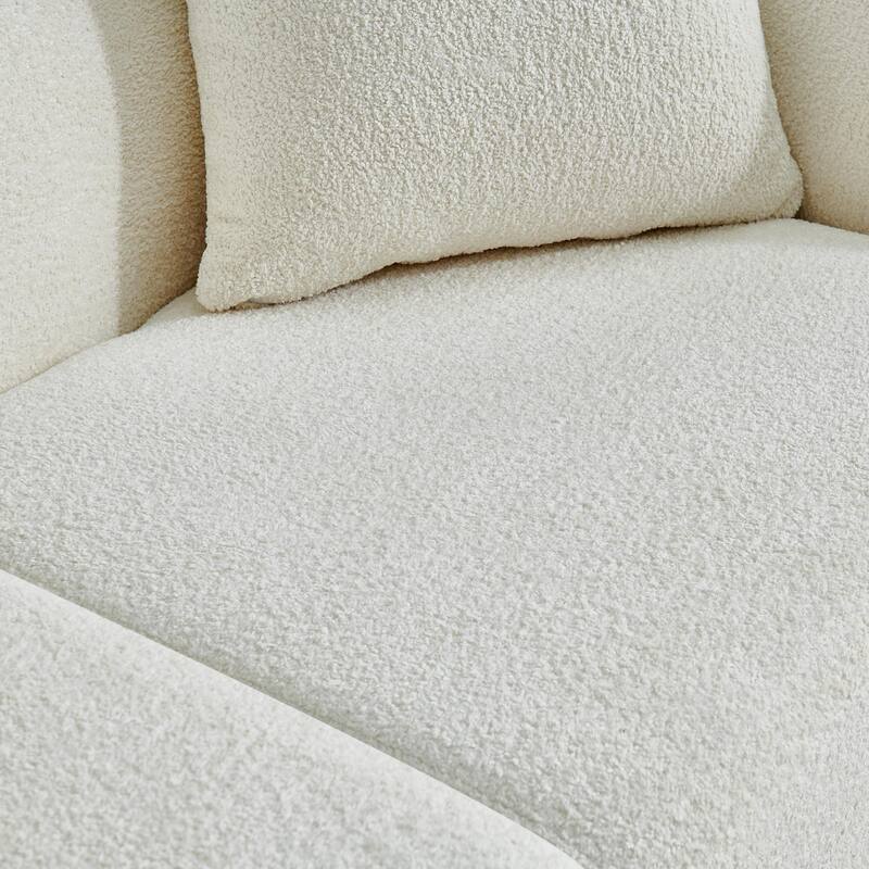 Velvet 2-Seater Sofa Couch, Chaise Lounge Sofa with High-Density Cushions, Corduroy Loveseat Sofa Recliner Sofa