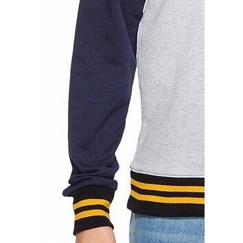 Shop G Star Raw Gray Navy Mens Size Xl Colorblock Crewneck Sweater Overstock