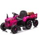 preview thumbnail 13 of 62, 24V Ride-On Electric Tractor with Trailer, Remote Control, 3 Speed Options, Bluetooth, MP3, USB, for Kids 3+, 400W Motor.