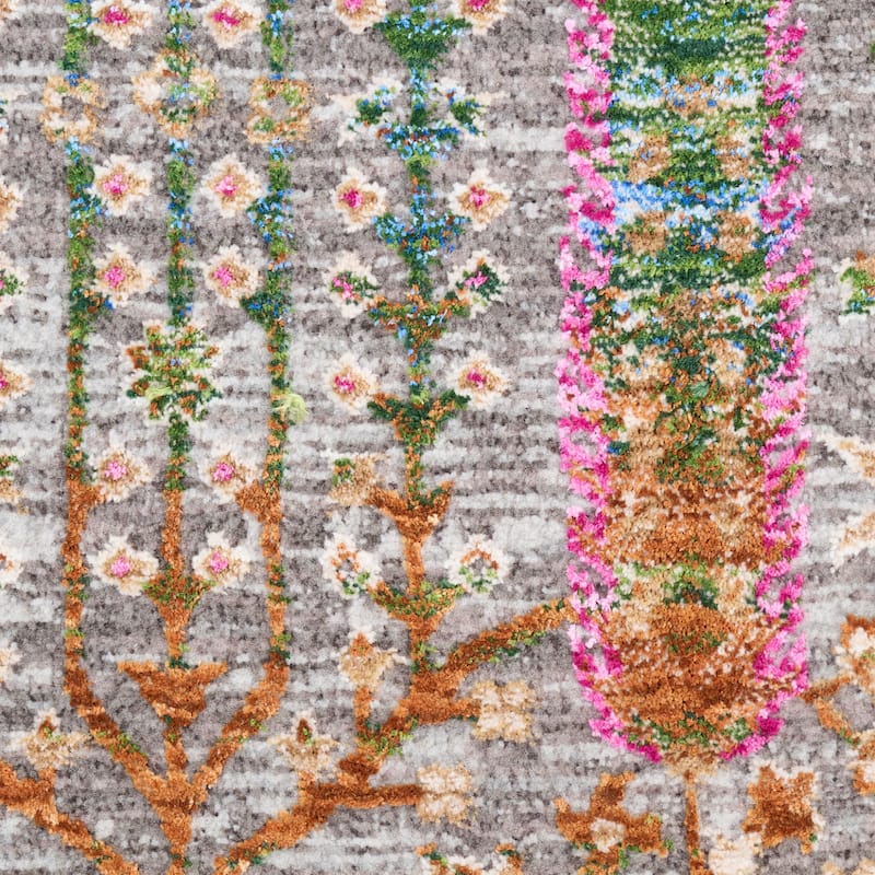 Nourison Quaint Harmony Indoor only Blue Floral Area Rug