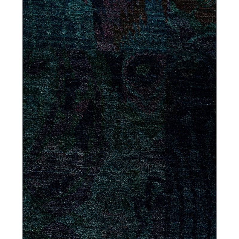 Overdyed One-of-a-Kind Hand-Knotted Area Rug - Multi - 5' 3" x 12' 3"