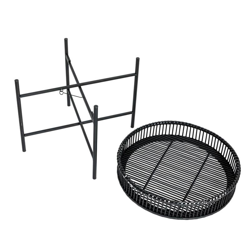 Bamboo and Metal Tables
