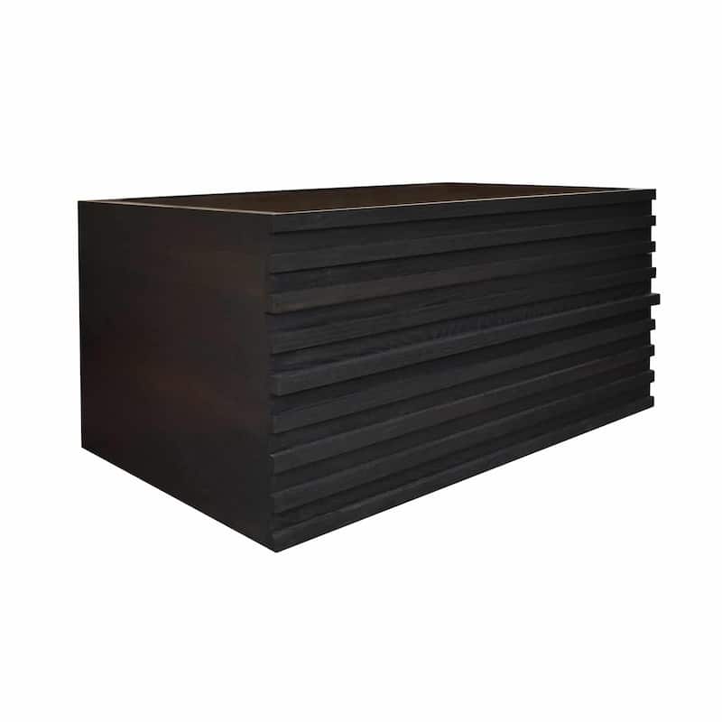 Winemaker Reclaimed Wood Wall Mounted Floating Single Bathroom Vanity (Base Only) - 30"