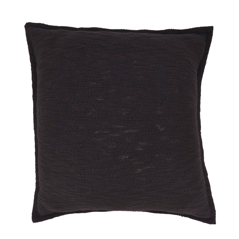 Textured Elegance Flange Throw Pillow