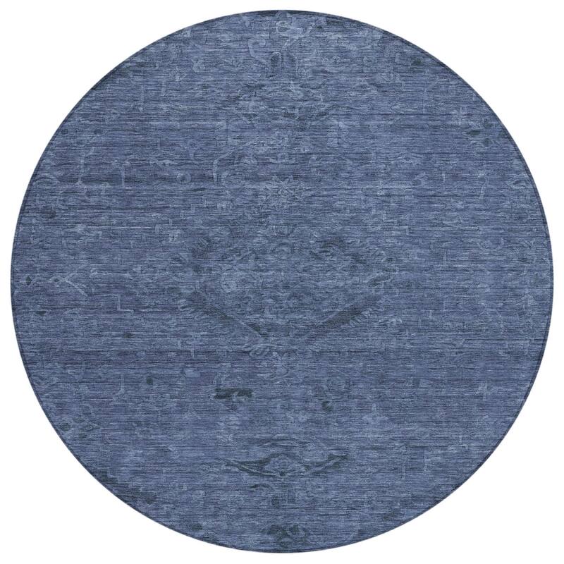 HomeRoots Floral Traditional Rectangle Outdoor Rug
