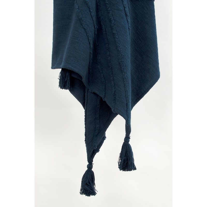 Rizzy Home Geometric Textured Cotton Throw