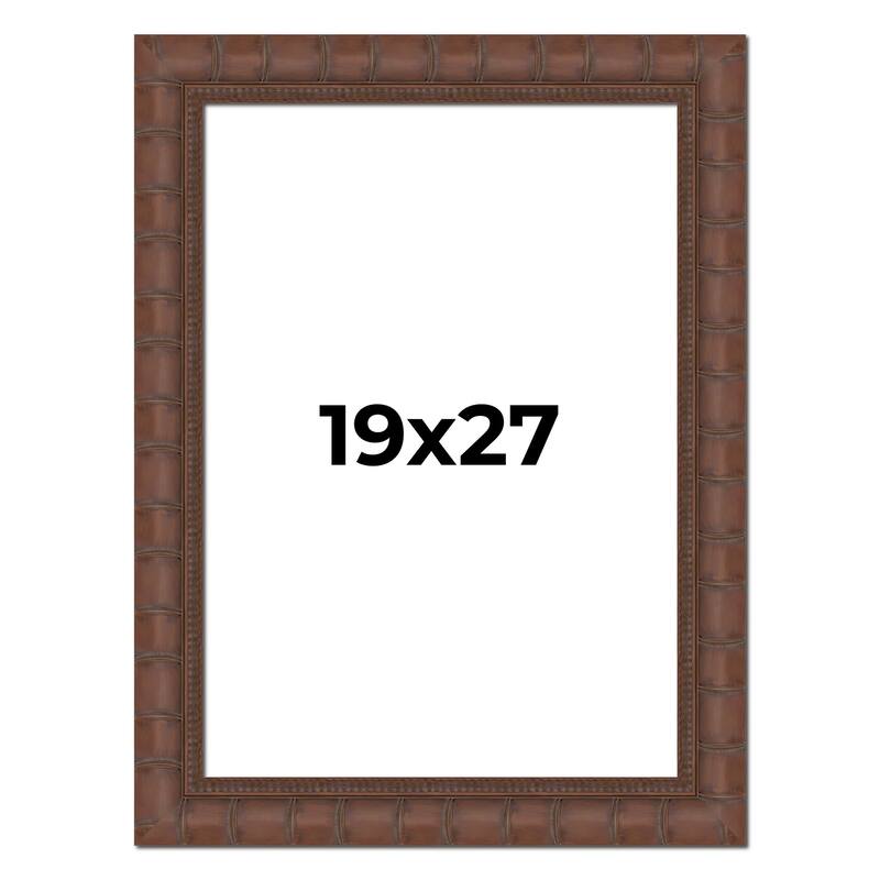 19x27 Frame Pewter Solid Wood Picture Frame Width 1.625 Inches | Interior Frame Depth 0.6875 Inches