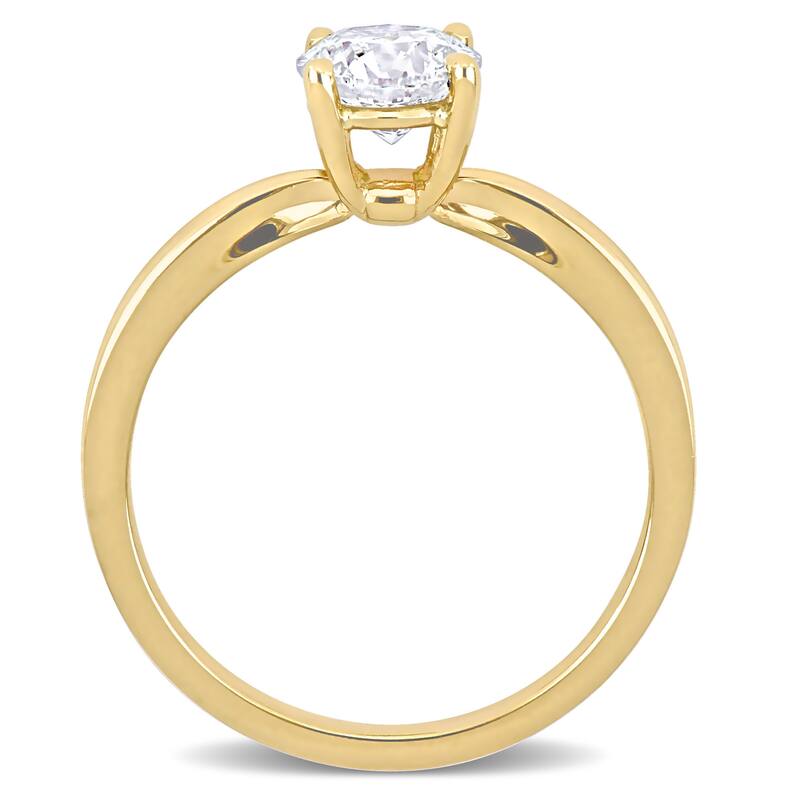 Miadora 7/8ct - 1ct TDW Diamond Solitaire Engagement Ring in 14k Rose White or Yellow Gold