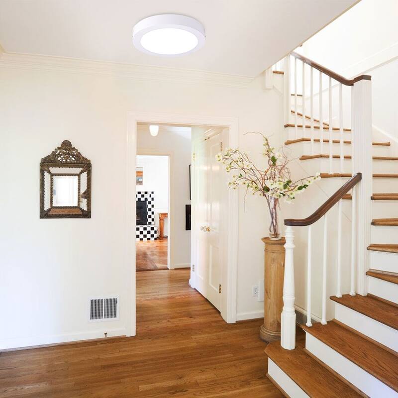 5 Packs LED Round Flush Mount Panel Ceiling Light for Hallway/Kitchen/Kids Room,18/24Watt