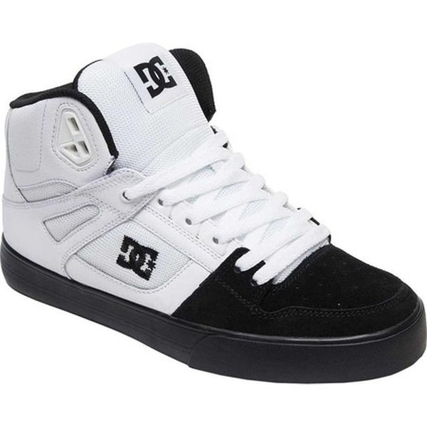 dc black leather shoes