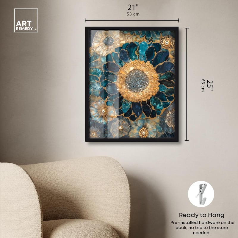 Opulent Geode II Shadowbox by Art Remedy