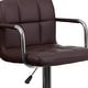 preview thumbnail 67 of 103, Quilted Vinyl Adjustable Chrome Bar Stool (Set of 2)