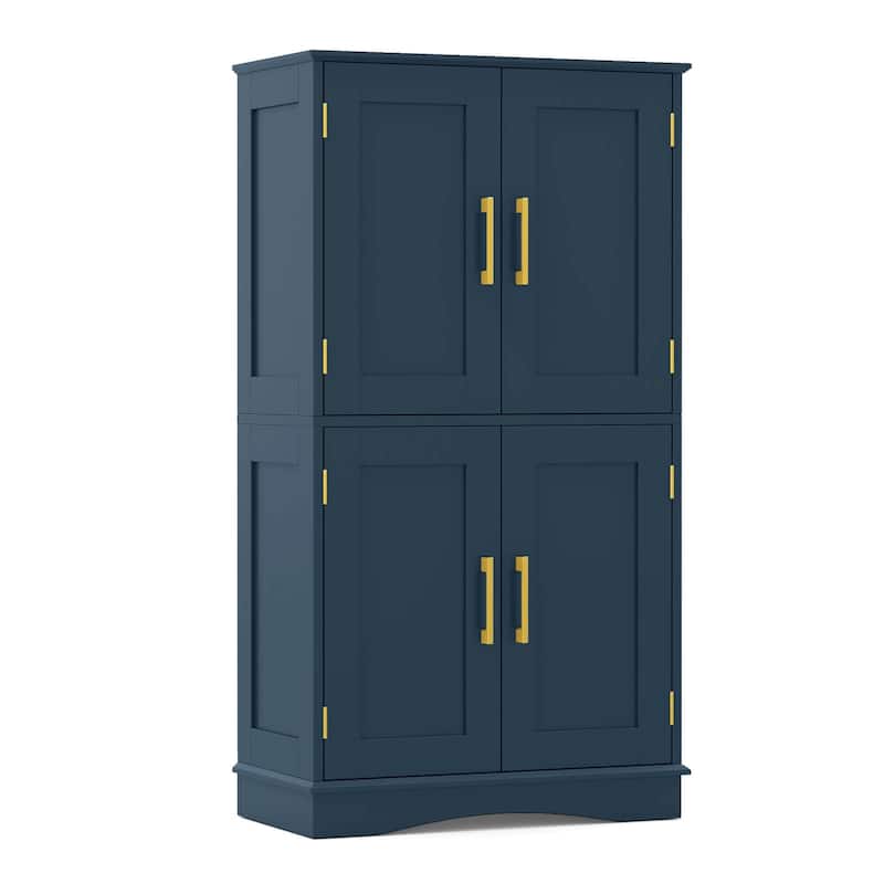 Costway Bathroom Floor Storage Cabinet 43.5" Freestanding Pantry - See Details