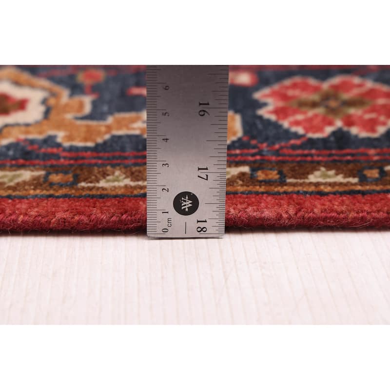 ECARPETGALLERY Hand-knotted Jules Sultane Red Wool Rug - 4'0 x 5'9