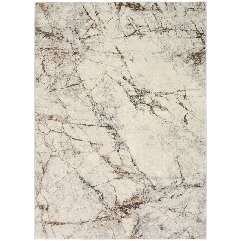 Calvin Klein CK073 Compass Indoor only Ivory Modern Area Rug