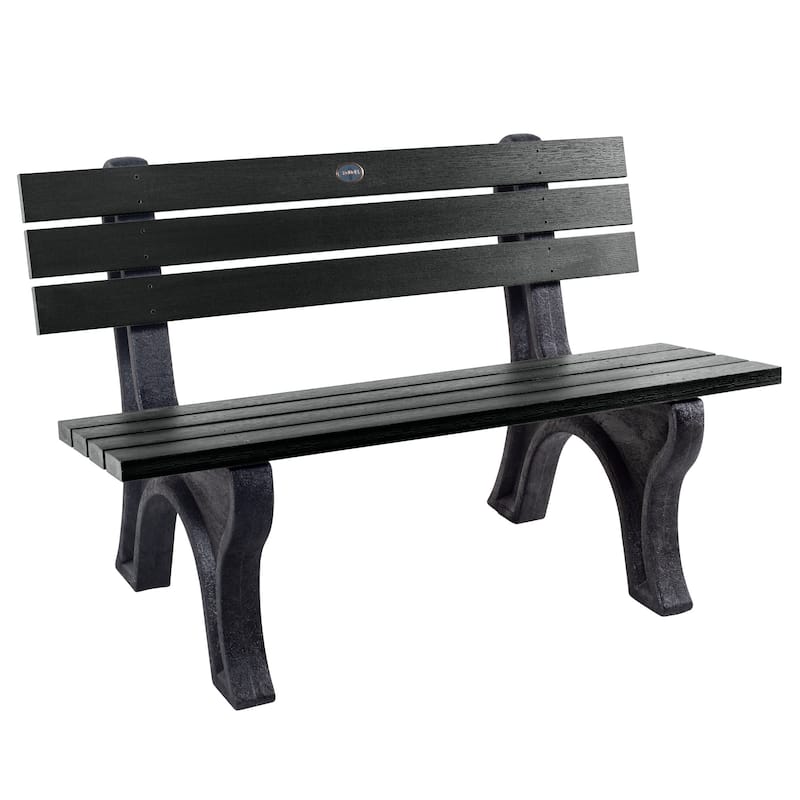 HIGHWOOD PROFESSIONAL Aurora Traditional 4ft Park Bench - Black