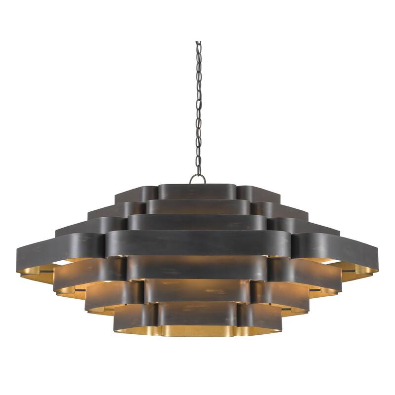 Currey & Company Bailey Chandelier - 21.5"h x 48"dia