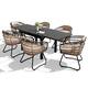 Option Table-Black&Chair-Beige