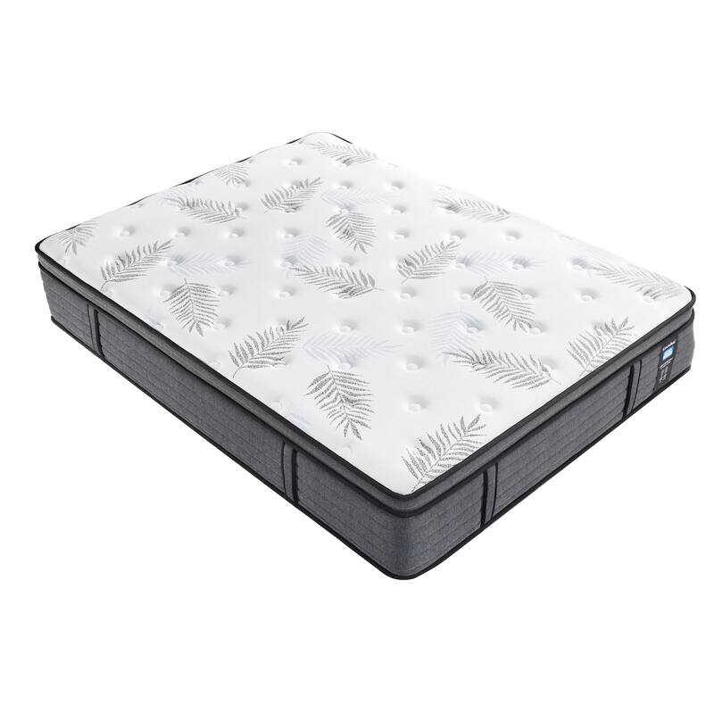 14Inch Medium Euro Top Memory Foam and Pocket Spring Hybrid Mattress