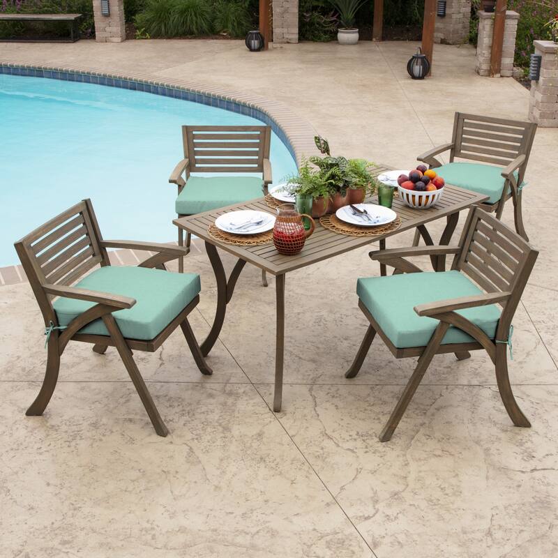 ARDEN Leala Texture Outdoor 19 x 19 in. Seat Cushion